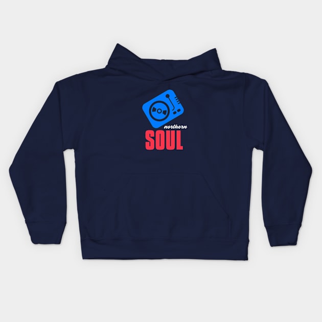 northern soul Kids Hoodie by BVHstudio